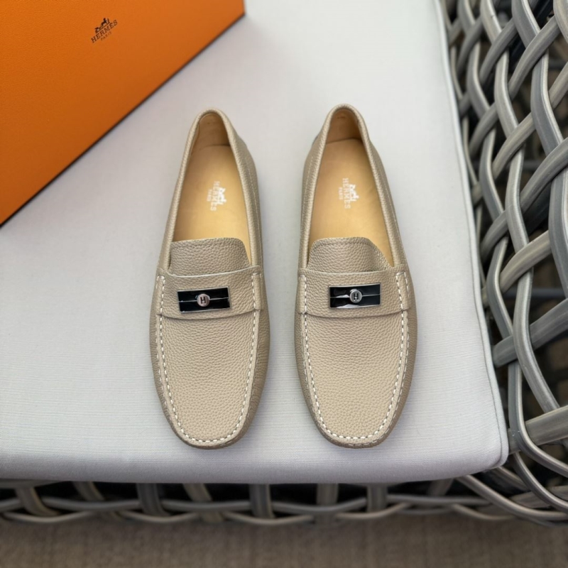 H**mes leather shoes
